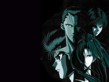 yu yu hakusho, anime, sensui, yuske HD wallpaper