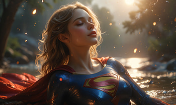 Mystical Supergirl, supergirl, superheroes, artist, artwork, digital-art, ai, deviantart HD wallpaper