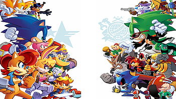 dom Fighters vs Evil - Sonic The Hedgehog Archie Comics, Sonic the Hedgehog HD wallpaper