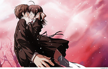 Animated-cartoon-couple-kissing- HD wallpaper