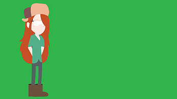 Gravity Falls Animation, Wendy in minimalism, resolution, Breathtaking HD wallpaper