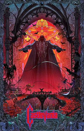 Castlevania, dracula, anime HD phone wallpaper