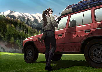 Meteor - Arknights, Meteor (Arknights), video game, Arknights HD wallpaper
