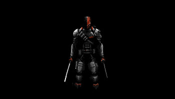 Deathstroke, villain, minimal, art HD wallpaper
