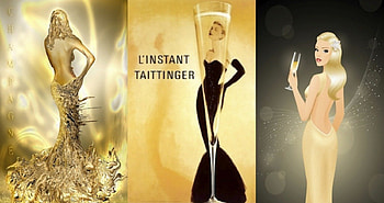 Champagne Girls, champagne, black, blond, sparkle, girls, three, gold HD wallpaper