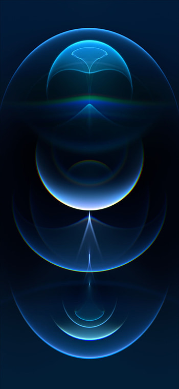 12 Pro Max . , homescreen , Apple , Pacific Blue HD phone wallpaper