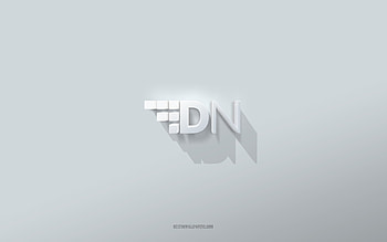DigitalNote logo, white background, DigitalNote 3d logo, 3d art, DigitalNote, 3d DigitalNote emblem, creative art, DigitalNote emblem HD wallpaper