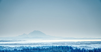 Mountain During Winter , mountains, winter, nature HD wallpaper
