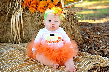 My first Halloween, carnaval, dulce, fetita, sarbatoare HD wallpaper