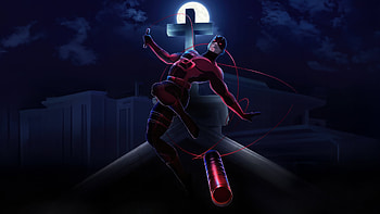 Daredevil Knightly Vigilance, daredevil, tv-shows, artwork, superheroes, art, digital-art HD wallpaper