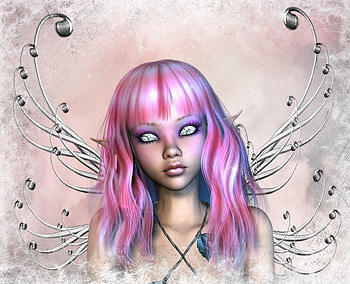Beautiful, girl, fantasy, 3d, beauty HD wallpaper