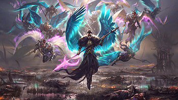 Rampage Of The Valkyries , valkyrie, artist, artwork, digital-art, artstation HD wallpaper