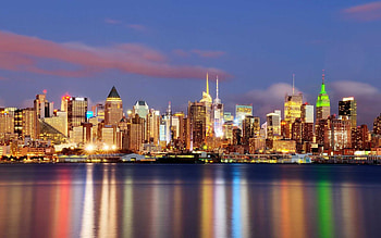 New York Cityscape, Golden Sunlight, Urban Beauty, Downtown Charm HD wallpaper