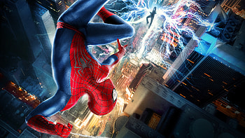 Spiderman Vs Electro Fight Scene , spiderman, electro, superheroes, artist, artwork, digital-art HD wallpaper