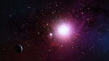 October 8, 2016 - Colors Nebula Glow Pink Sky Planets Galaxy Space Universe Ufo Stars HD wallpaper