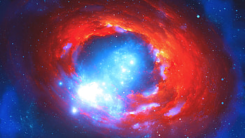 Abstract, Universe, Stars, Glare, Nebula, Glow HD wallpaper