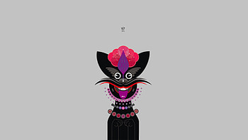 Art, Vector, Cat, Minimalism, Dragon HD wallpaper
