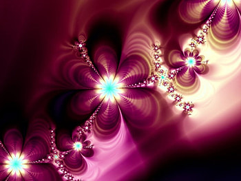 Dark Violet Flowers, flowers, abstract, dark, violet HD wallpaper