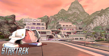 Dranuur Colony Fleet Holding, STO, type 8 shuttle, sky, Dranuur Colony HD wallpaper