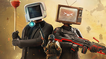 Plungerman And Tv Woman Pubg Mobile, pubg, games, 2025-games, mobile, ios, android, video-games HD wallpaper