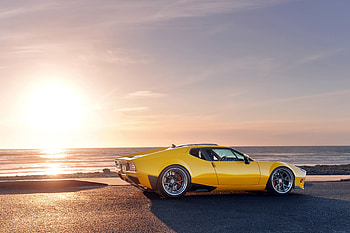 Ringbrothers 1971 Pantera Adrnln, ringbrothers, vintage-cars, cars, yellow HD wallpaper