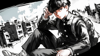 Shigeo Kageyama from Mob Psycho 100, Anime, Mob Psycho 100, Shigeo Kageyama, Anime Character HD wallpaper