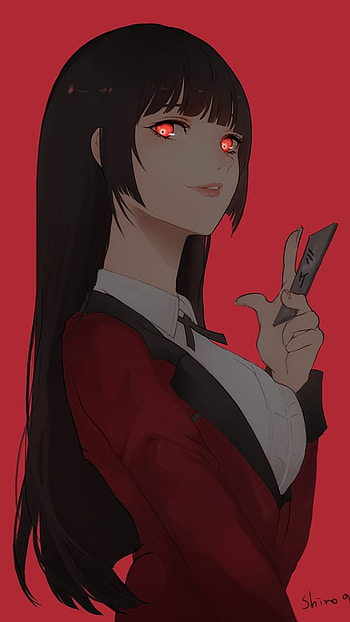 Yumeko Jabami, Anime, Kakegurui HD phone wallpaper