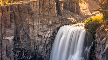 Devils Postpile National Monument Waterfall, waterfall, nature HD wallpaper