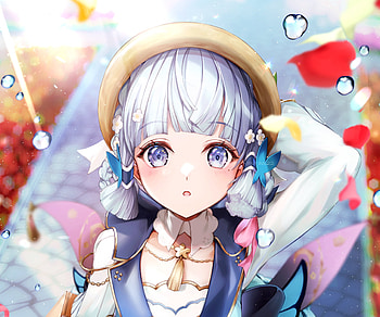 Kamisato Ayaka, Kamisato Ayaka (Genshin Impact), video game, Genshin Impact HD wallpaper