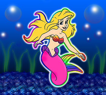 Mermaid Beauty :), water world, mermaid, make believe, bubbles HD wallpaper