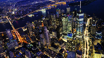 New York, Night, Travels HD wallpaper