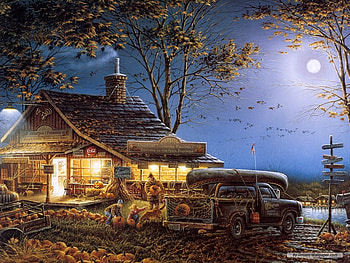 Redlin painting, redlin, art, painting, house HD wallpaper