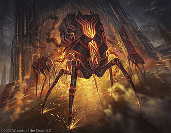 Furnace Strider, man made, Magic: The Gathering HD wallpaper