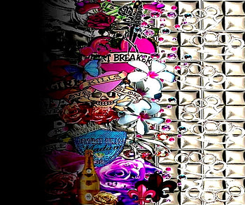 Beautiful Tattoo Design, abstract, ed hardy, fantasy, collages, mind teasers HD wallpaper
