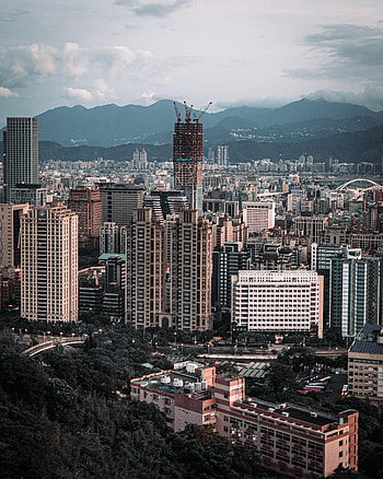 Cities, Mountains, Architecture, City, Building, View From Above HD phone wallpaper