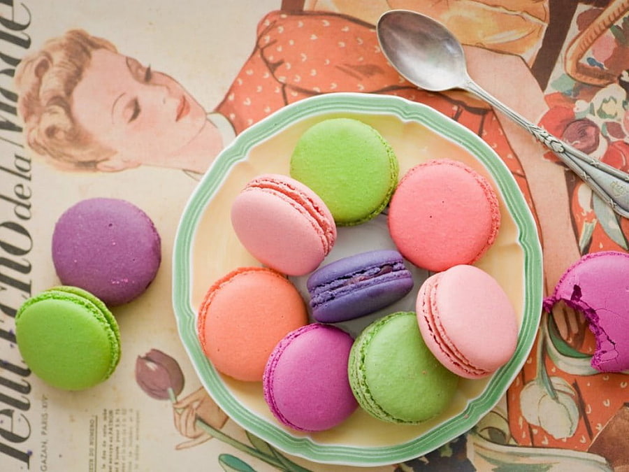 Beautiful Macaroons, colorful, graphy, , dessert, delicious, beautiful, food, , vintage HD wallpaper
