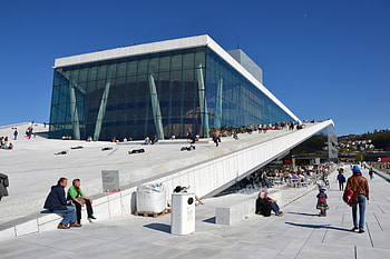 Oslo Opera House, Unique architecture, , Jooinn HD wallpaper