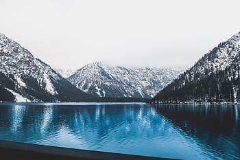 Blue Lake Mountains, lake, mountains, nature HD wallpaper