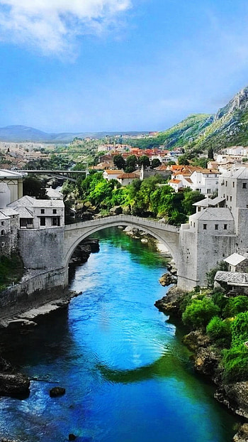 Beautiful city bridge, Aesthetically pleasing HD phone wallpaper