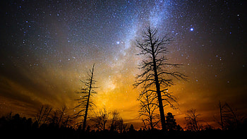 Grand canyon milky way HD wallpaper