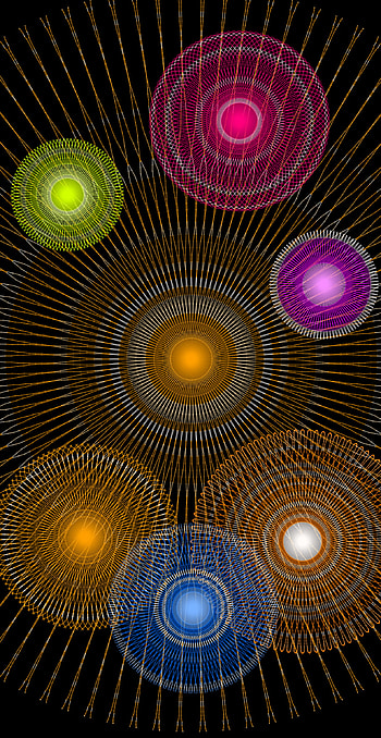 Mandala, ceiling, art HD phone wallpaper