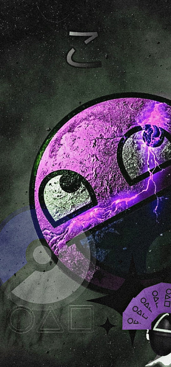 Squid Smion, magenta, Pokémon, Purple, Squid games, Smiles, Samsung, Huawei, Realme HD phone wallpaper