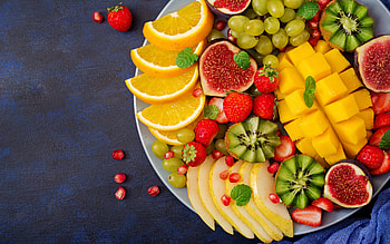 Fruit Platter, fruit, graphy, platter, food HD wallpaper