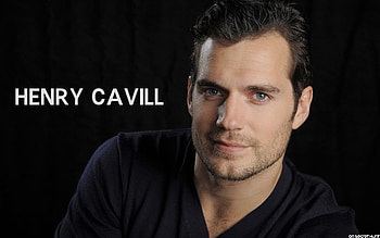 Henry Cavill, actor, black, man, face HD wallpaper