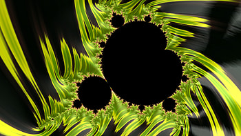 Trippy Psychedelic Fractal, trippy, psychedelic, trance, black, green, Abstract, fractal, abstract green, abstract black HD wallpaper