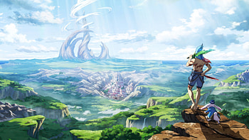 Shangri-La Frontier – Epic Adventure Landscape, Anime, Shangri-la Frontier, Sunraku, Emul (Shangri-la Frontier) HD wallpaper