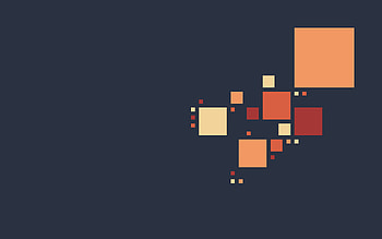 Dark Blue Digital Art Gray Minimalistic Orange Pastel Pastels Red Simple Background Simplistic Squares Tapeta HD wallpaper