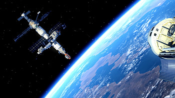 Spacecraft stock, Video footage, , Space HD wallpaper