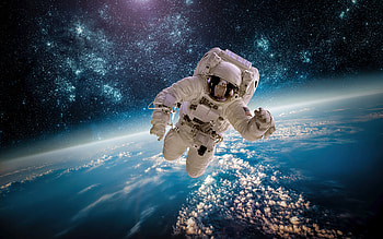 Astronaut In Sky, astronaut, artist, artwork, digital-art HD wallpaper