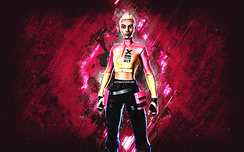 Fortnite Sunset Kyra Skin, Fortnite, main characters, фиолетовый stone background, Sunset Kyra, Fortnite skins, Sunset Kyra Skin, Sunset Kyra Fortnite, Fortnite characters HD wallpaper